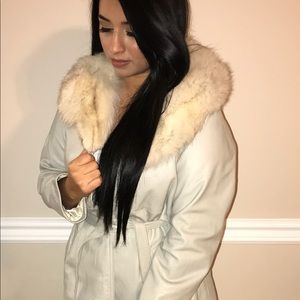 Real leather Fur Coat